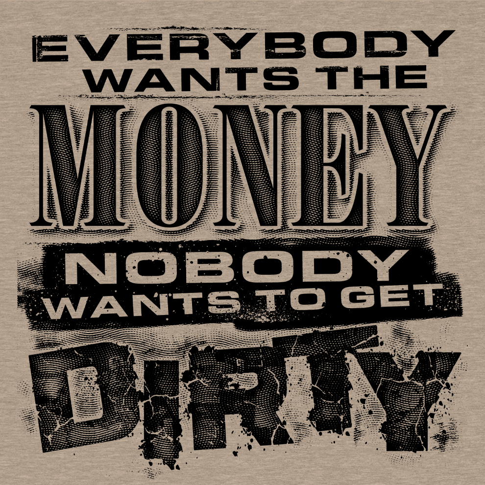 Dirty - Safety Yellow Hi-Vis T-Shirt