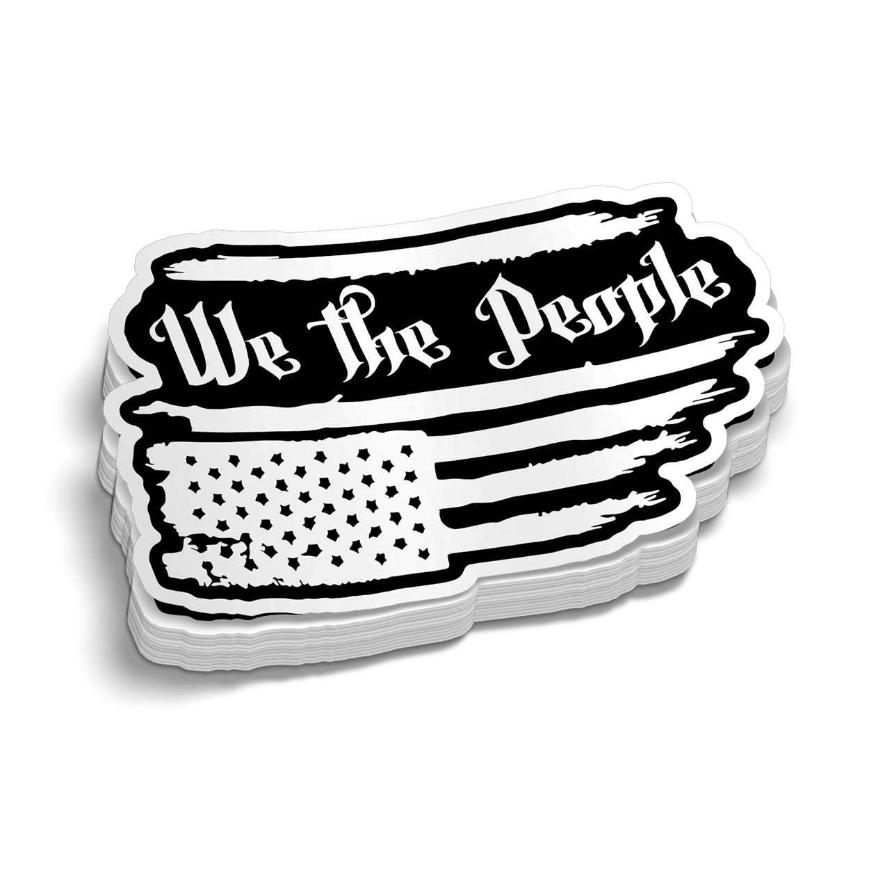 We The People Hard Hat Decal