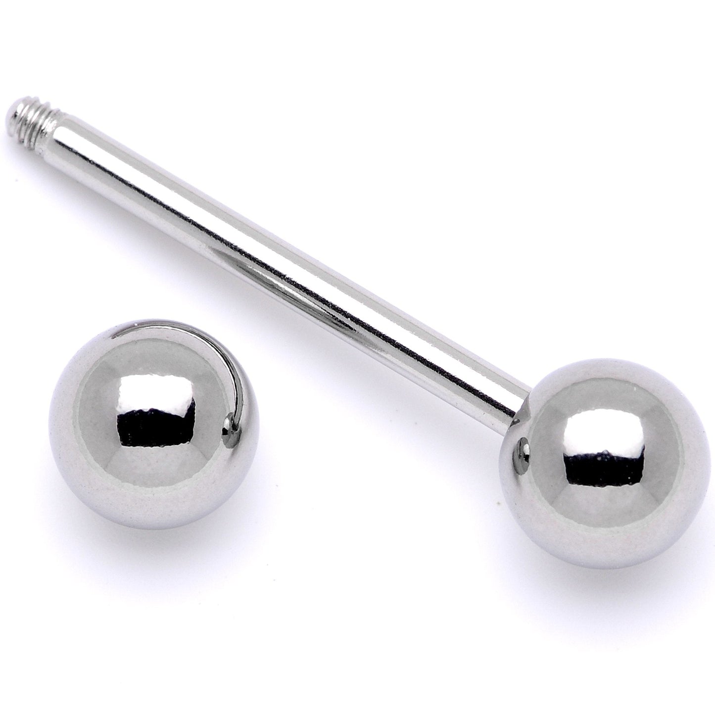 14G Stainless Steel Barbell Tongue Ring 5/8 6mm