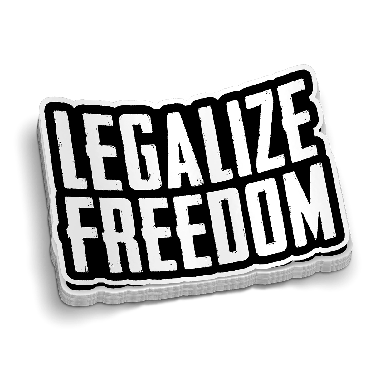 Legalize Freedom Hard Hat Decal
