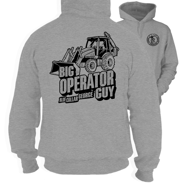 Blue Collar George - Big Operator - Safety Hi-Vis Hoodie