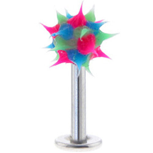 Pink-Blue-Green HEDGEHOG Labret