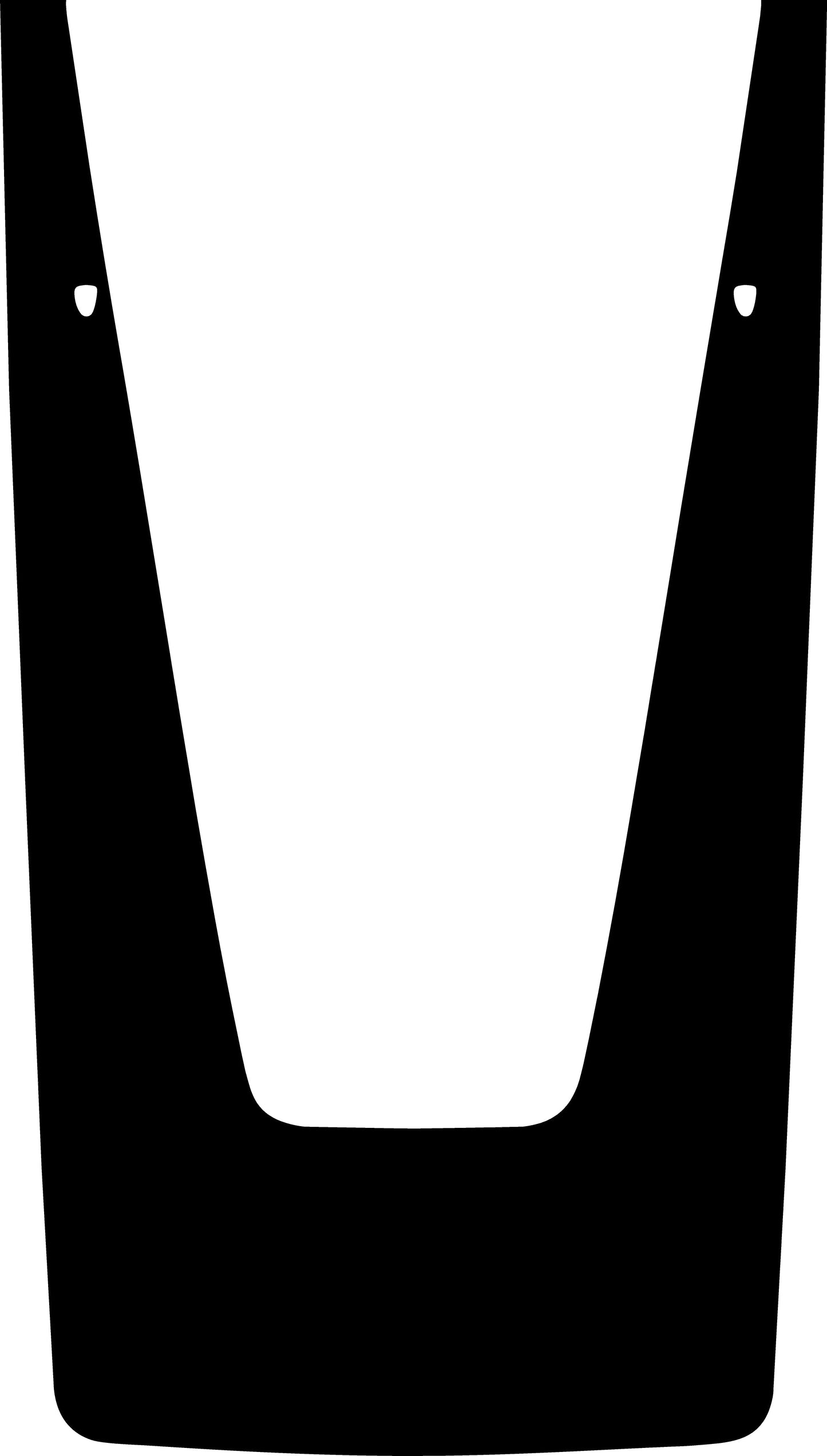 Custom "U" Shape Hood Decal Cover for 2019-2024 Dodge Ram