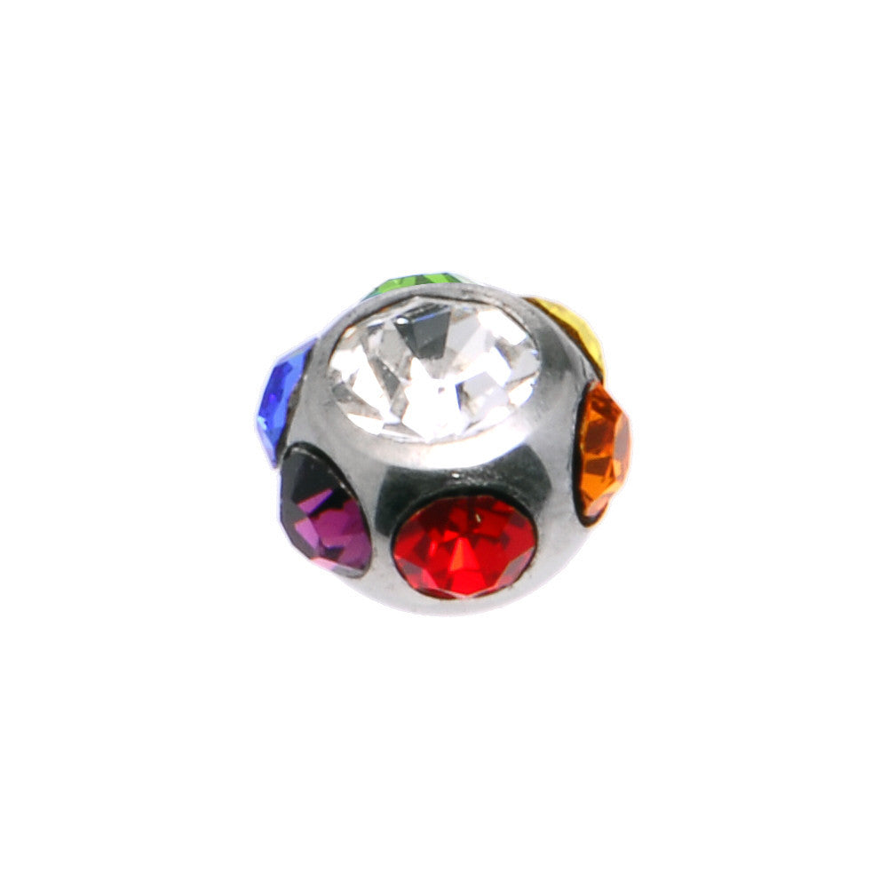 6mm Multi Colored Gem Replacement Ball