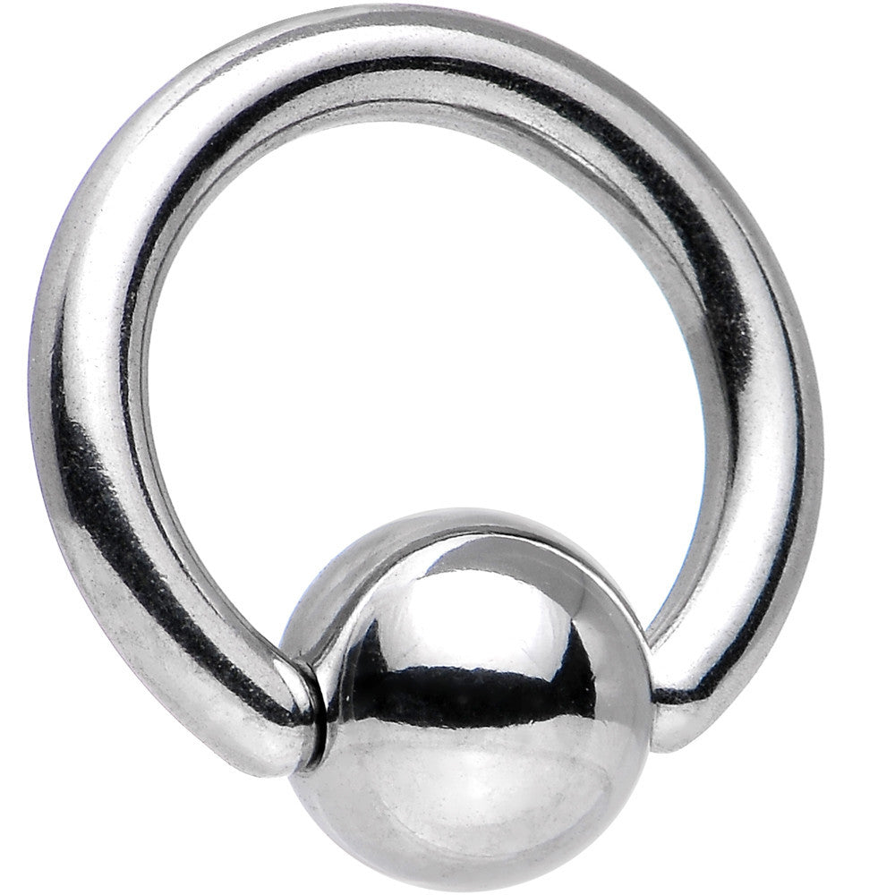 14G 5/16 Stainless Steel BCR Captive Ring