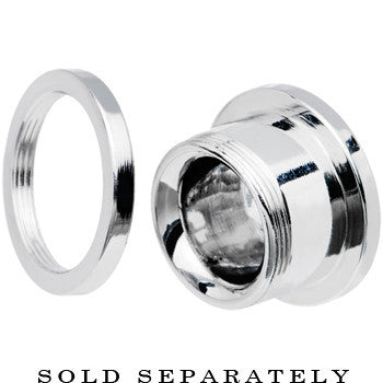 1/2 Stainless Steel Single Flare Peace Sign Plug