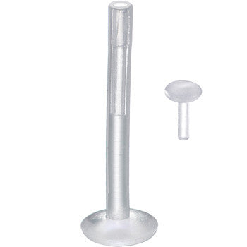 14G 5/8 3mm Bioplast Push-In Top Retainer