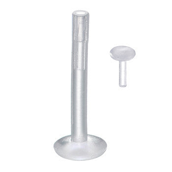 14G 9/16 3mm Bioplast Push-In Top Retainer
