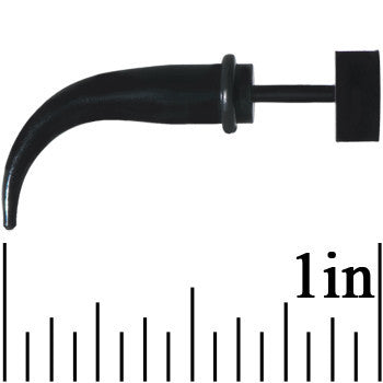 2G Black Star Fake Taper Ear Plug