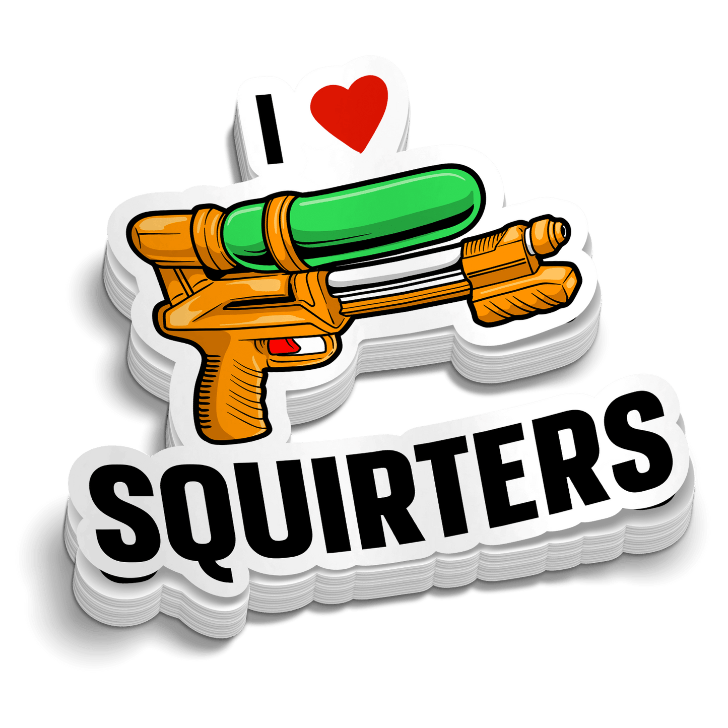 Squirters - Hard Hat Decal