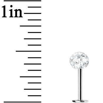 16G 4mm Clear Crystal Ferido Monroe