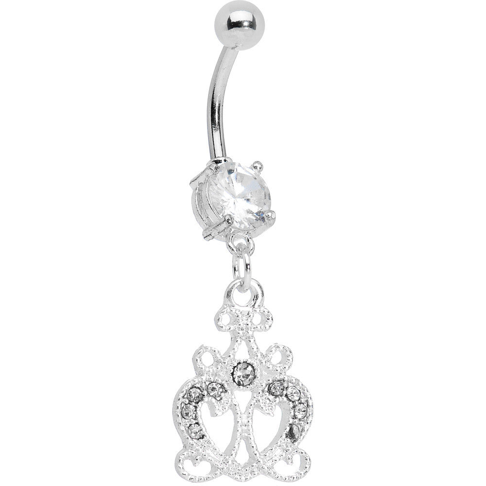 Baroque Temptation Heart Belly Ring