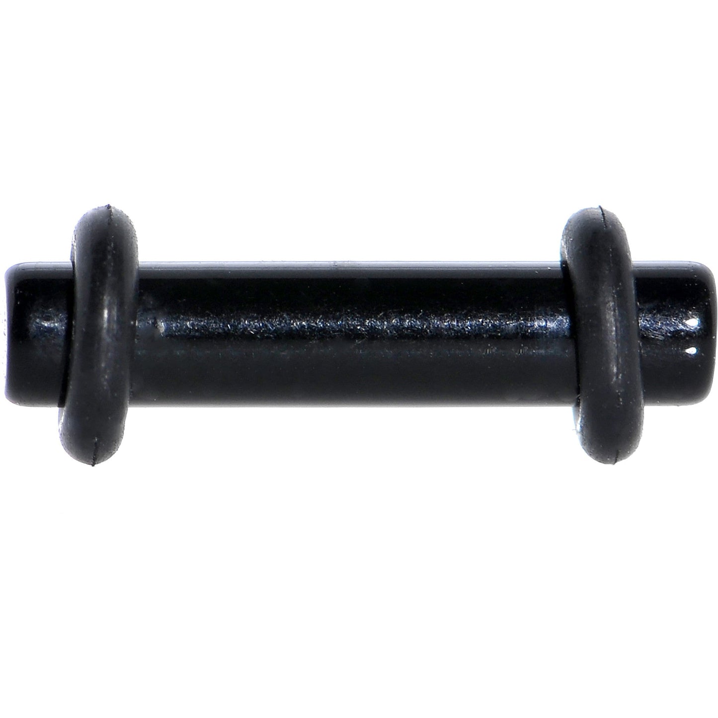 10G Ebony Black Acrylic Plug