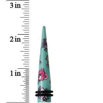 00G Aqua Acrylic Multi Robots Taper