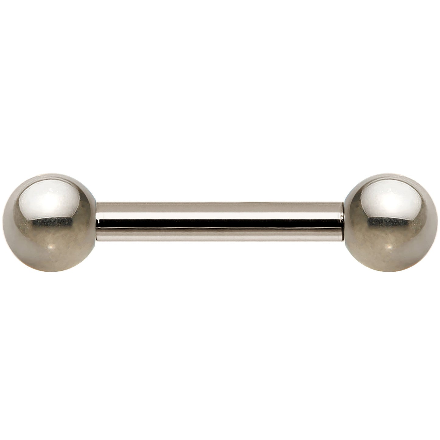 14G Grade 23 Solid Titanium Barbell 3/8 4mm