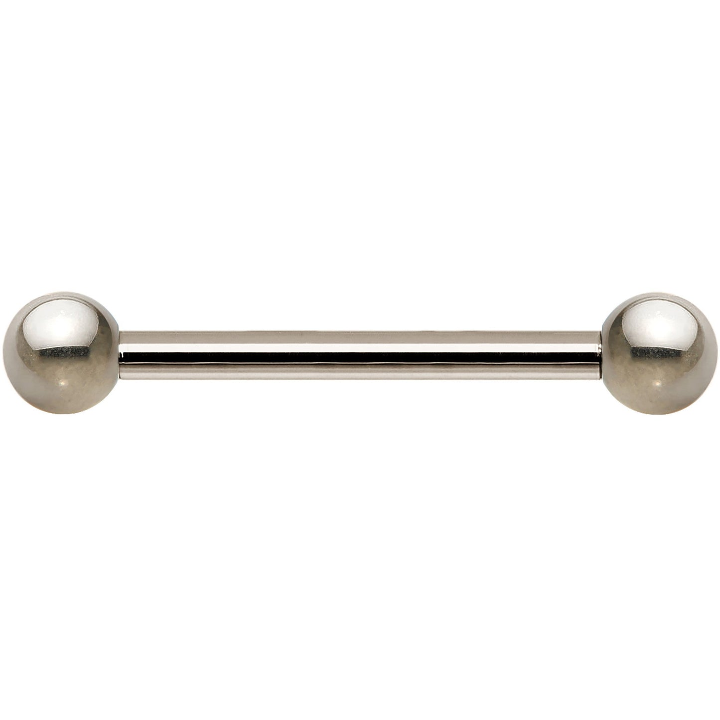 16G Grade 23 Solid Titanium Barbell 1/2 3mm