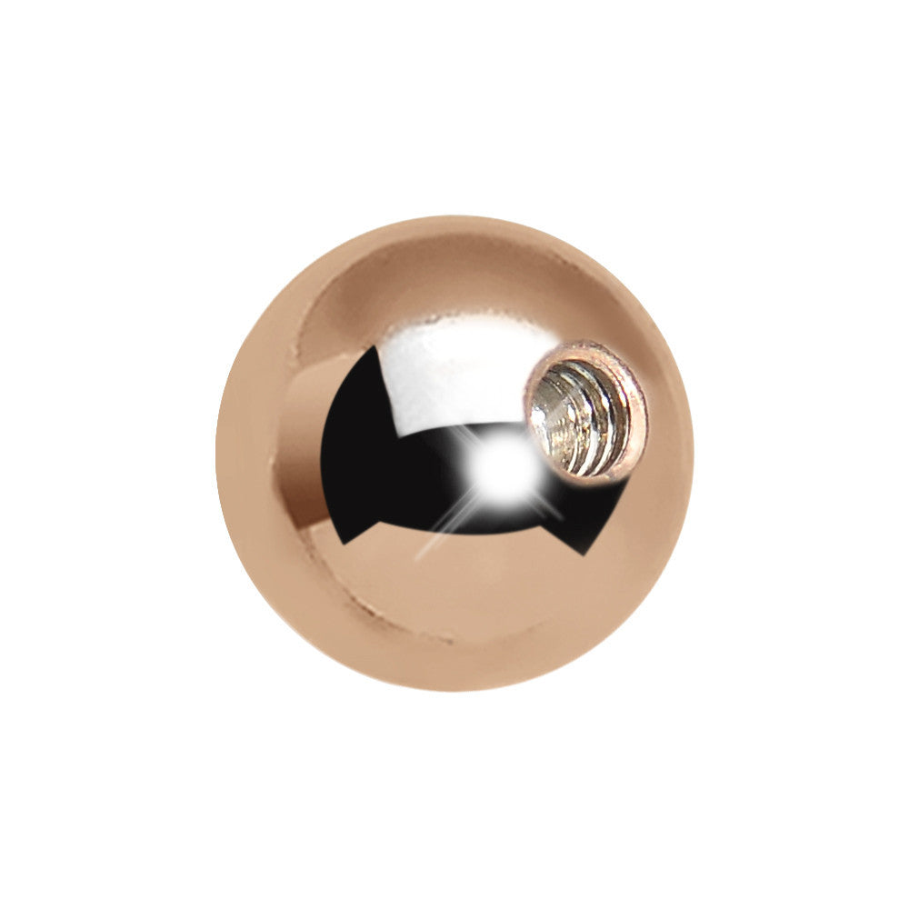 6mm Rose Gold Plated Replacement Ball