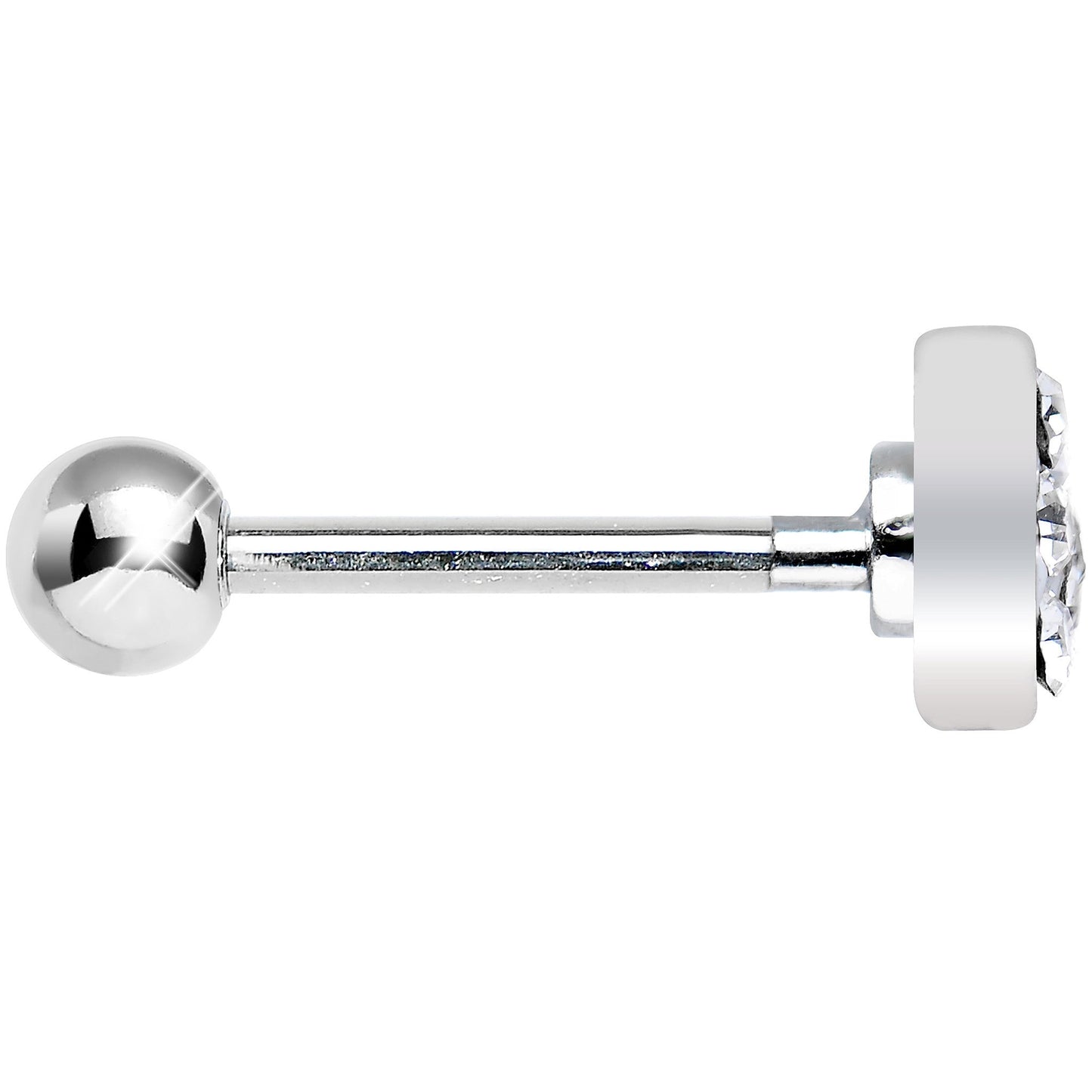 18G Clear Gem New Year Bow Tie Cartilage Tragus Earring