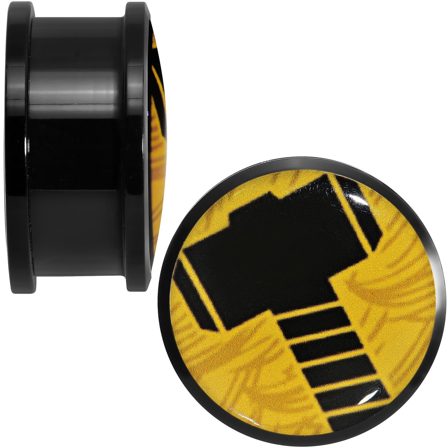 7/8 Licensed Hammer of Thor Acrylic Screw Fit Plugs Set