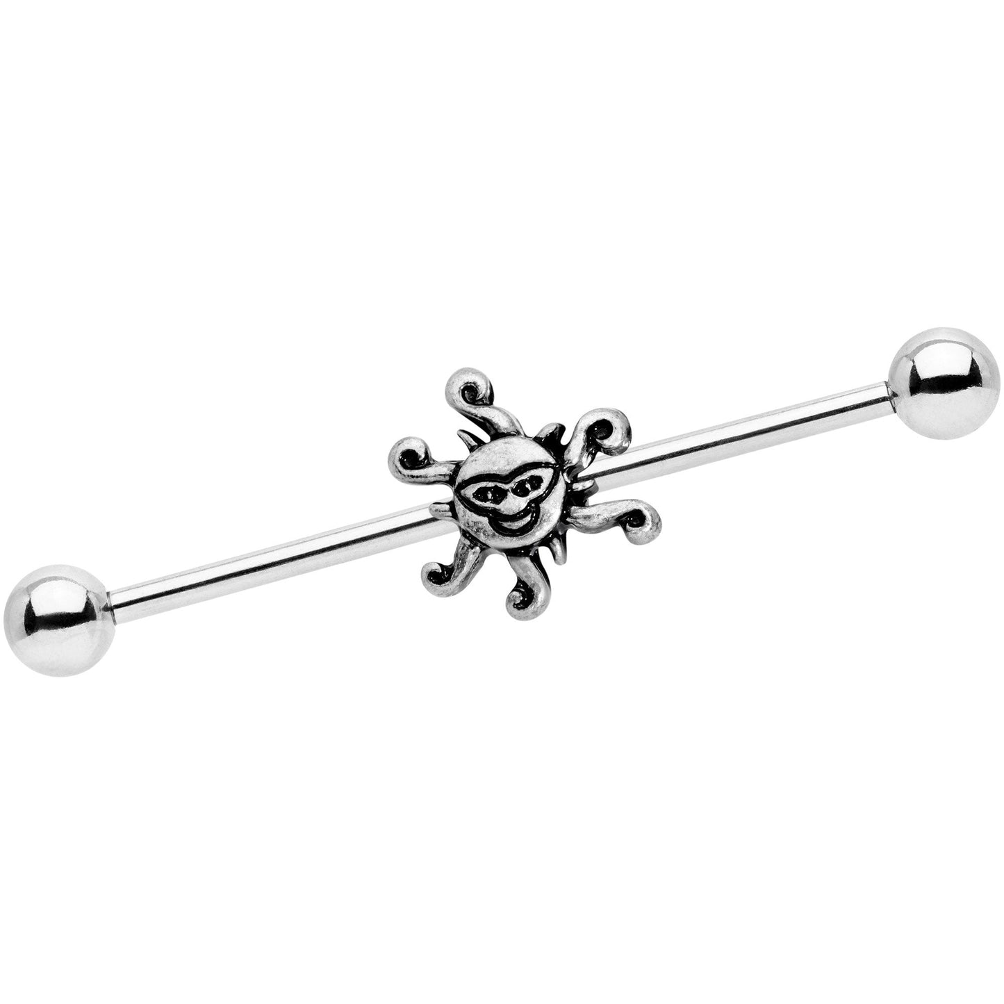 14G Summer Sunshine Industrial Barbell 38mm