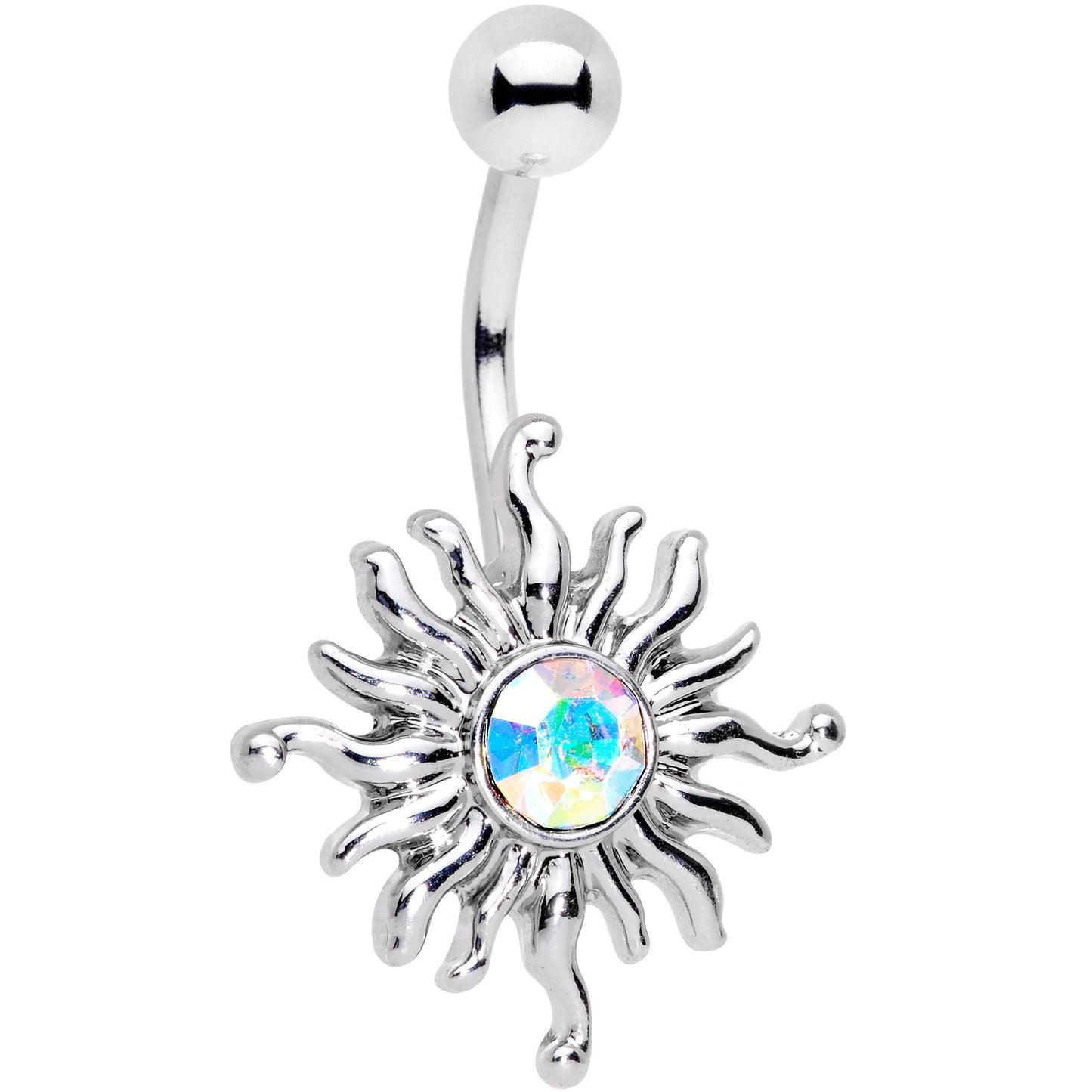 Aurora Gem Dancing Summer Sun Belly Ring