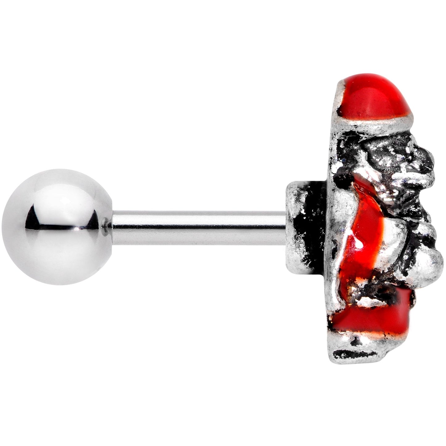 16G 1/4 Little Santa Claus Cartilage Tragus Earring