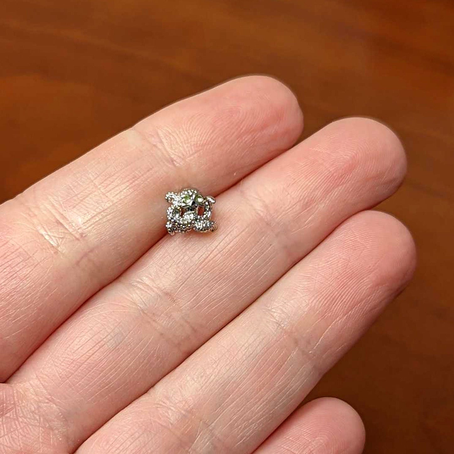 16G 5/16 Clear Green Gem Sunglasses Octopus Labret Monroe Tragus