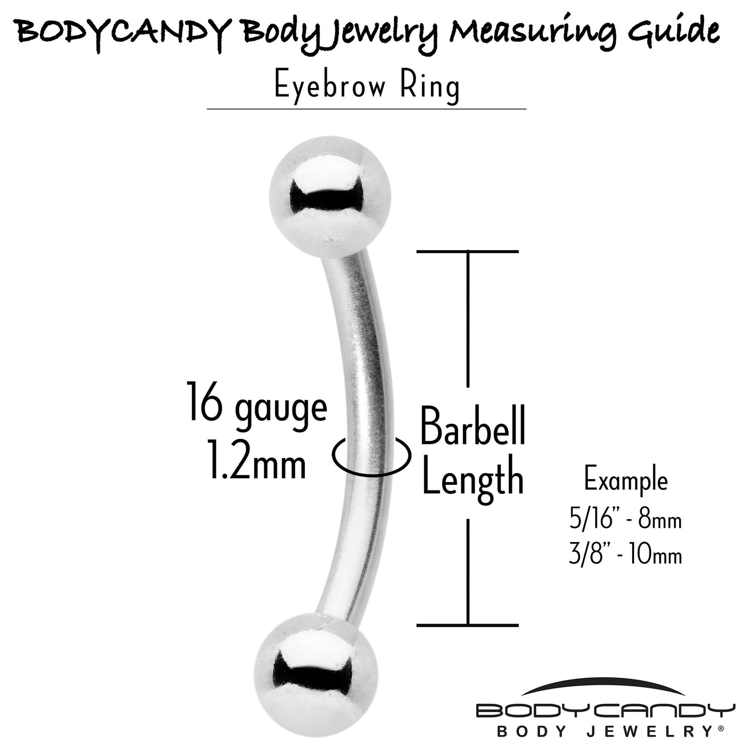 16G 5/16 Purple CZ Gem Open Dragonfly Curved Eyebrow Ring