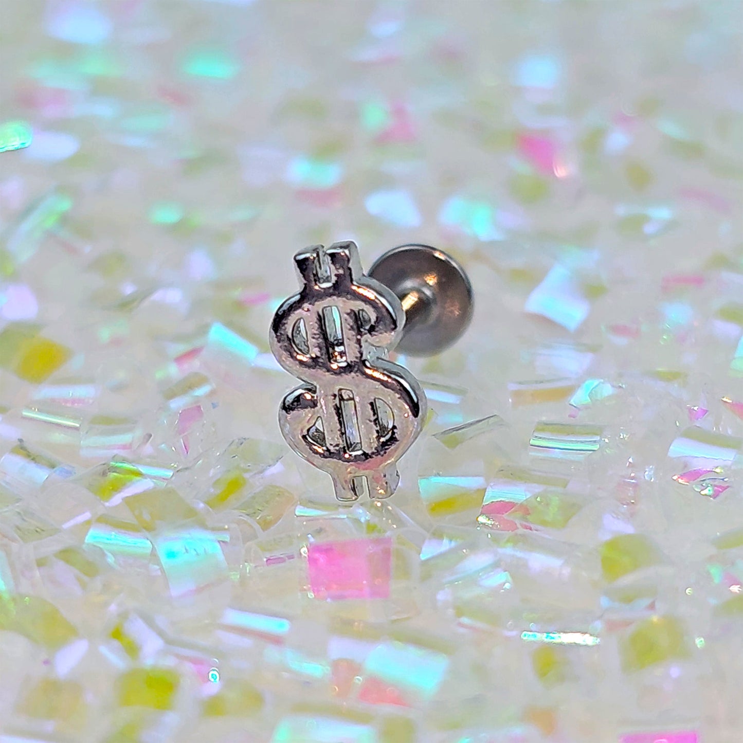 16G 5/16 Dollar Sign Labret Monroe Tragus