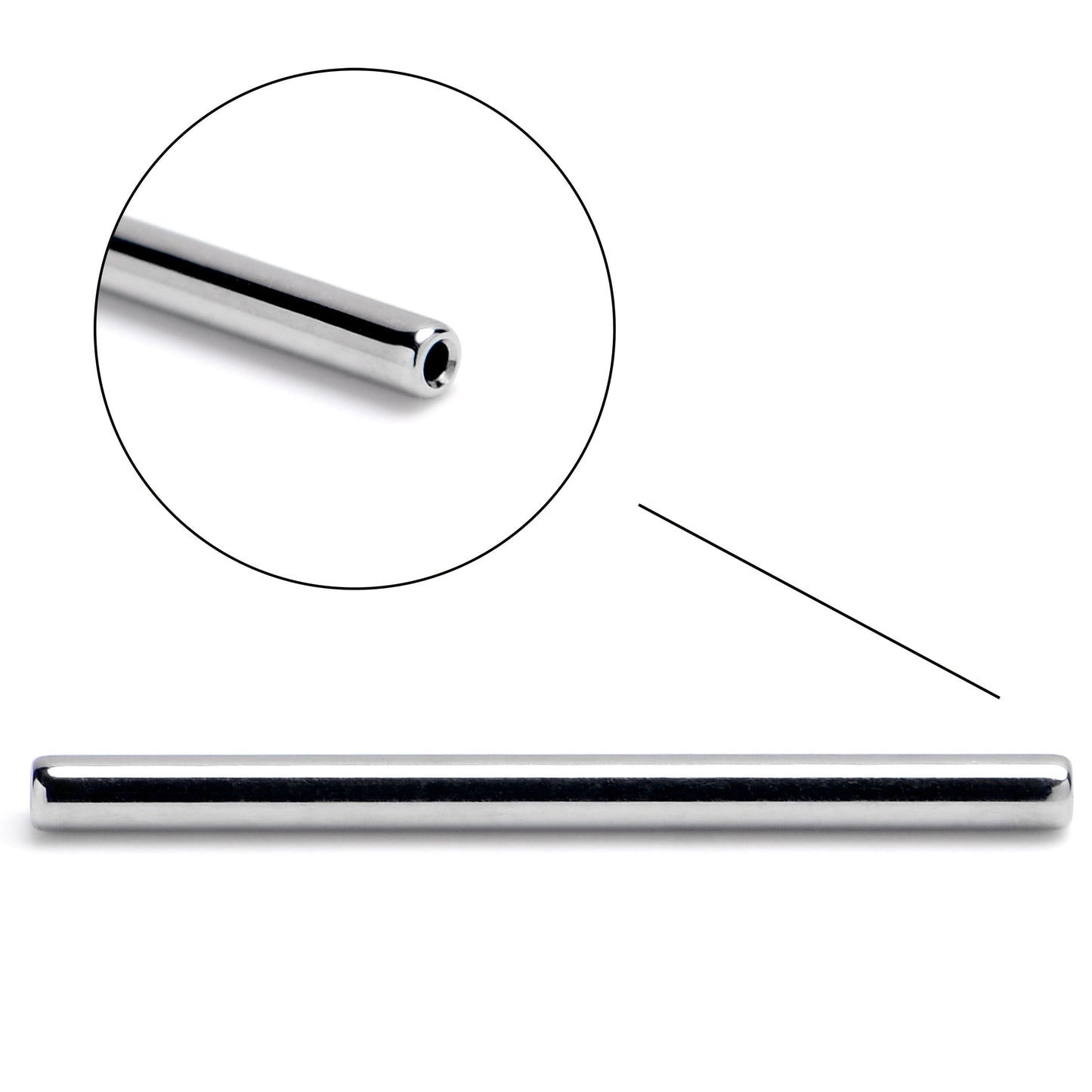 16G 5/8 ASTM F-136 Implant Grade Titanium Threadless Replacement Barbell