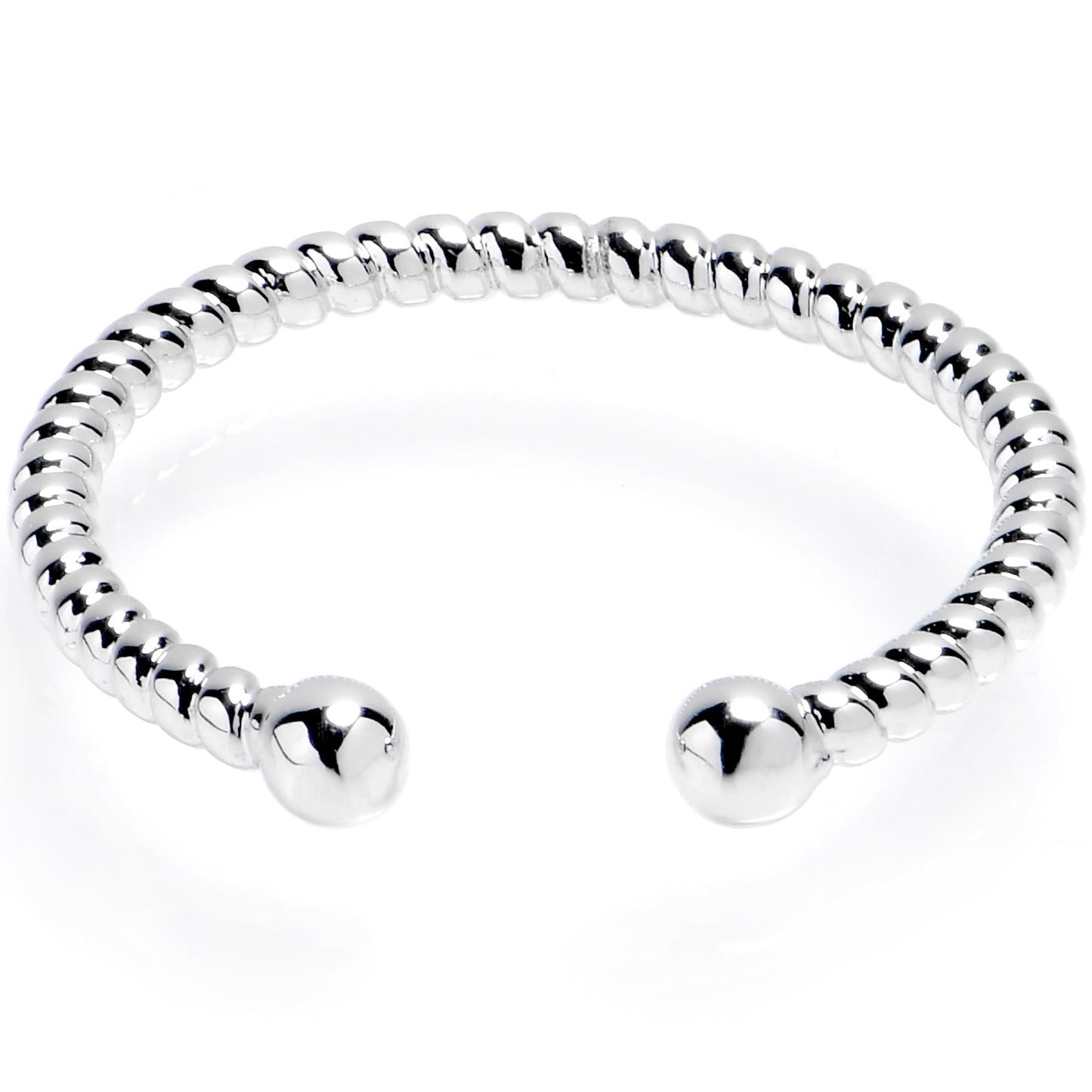 Rope Style Textured Look Adjustable Toe Ring