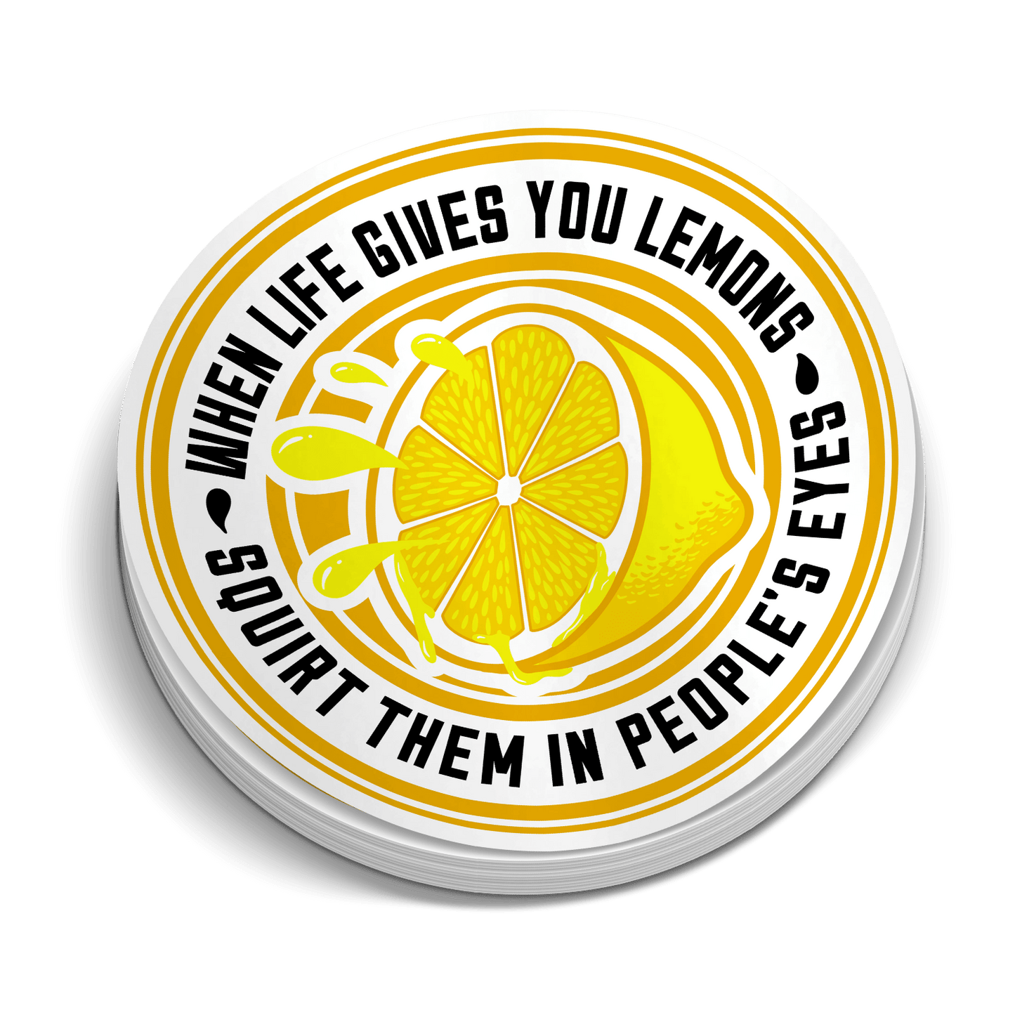 Lemons - Hard Hat Decal