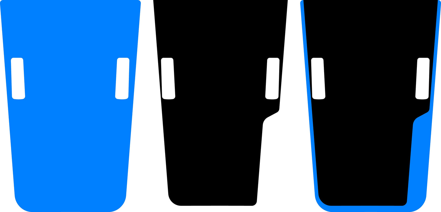 Two Tone Layered Vented Hood Decal for 2018-2024 Jeep Wrangler