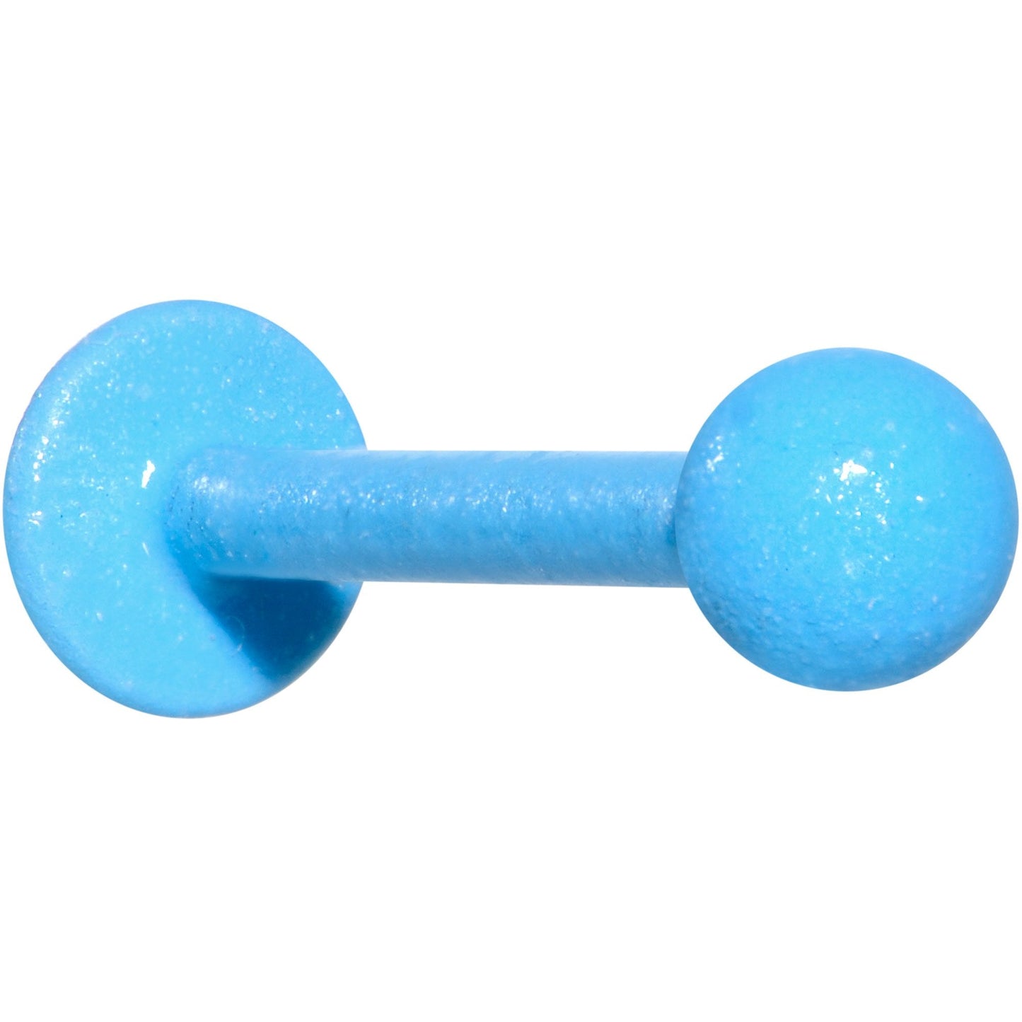 16G 3/8 Blue Glow In The Dark Effect Labret Monroe