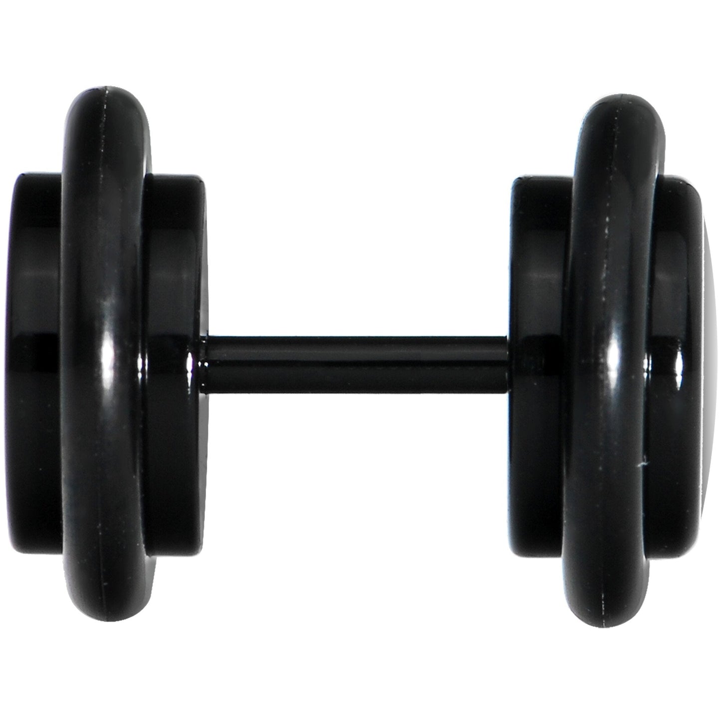 Christmas Santa Suit Cheater Black Plug Set