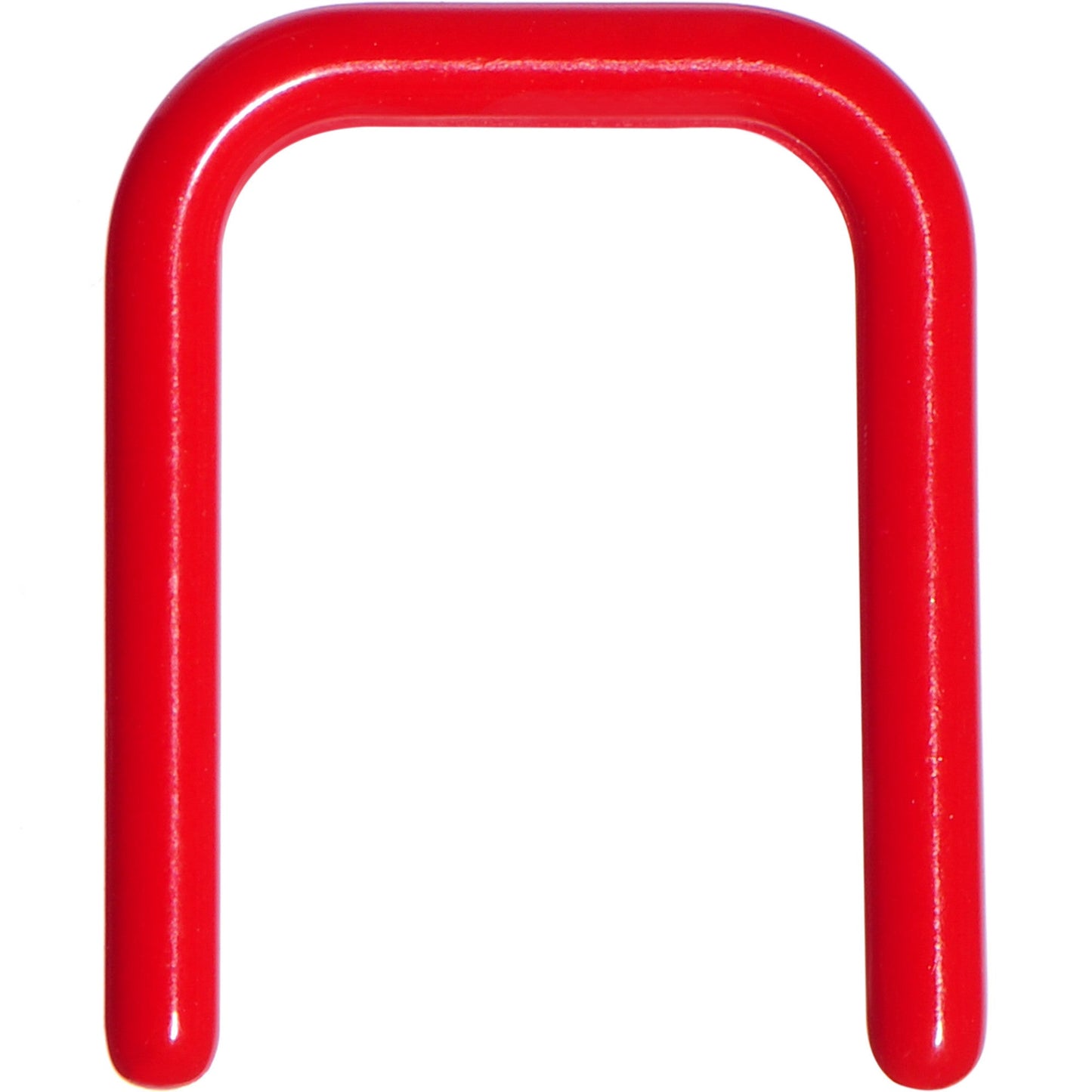 16G 7/16 Red Flexible Bioplast Square Septum Retainer