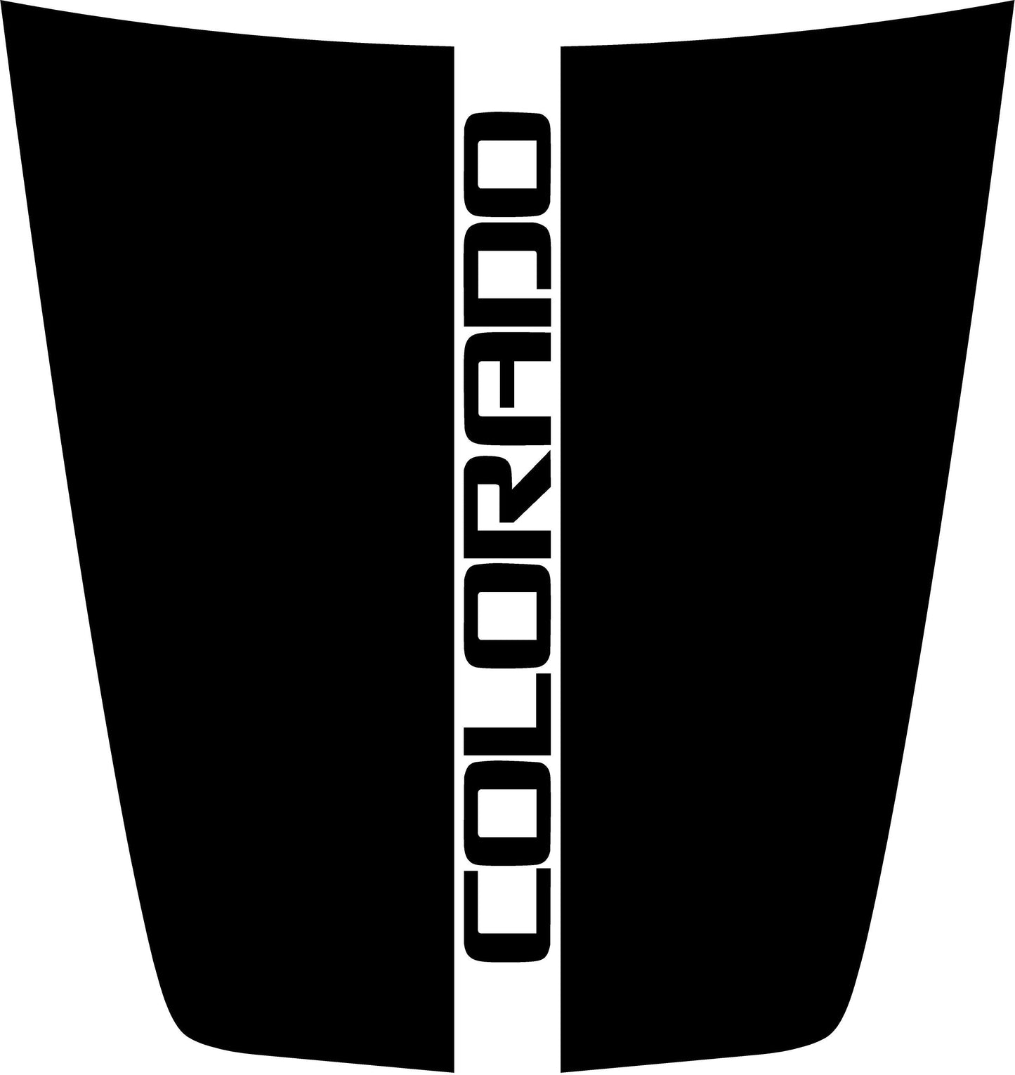 Hood Center Colorado Decal Cover for 2015-2021 Chevrolet Colorado