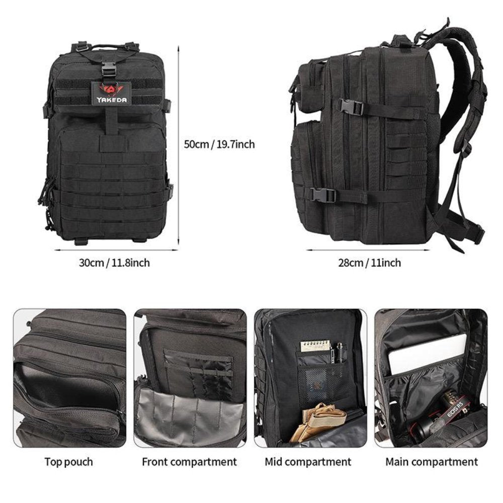 42L Tactical Backpack Bag with USA Patch - Jaico Online Shop