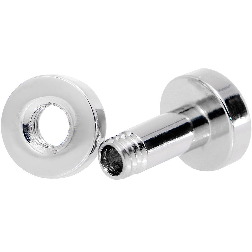 8G Zircon Blue Ferido Crystal Steel Screw Fit Plug Set