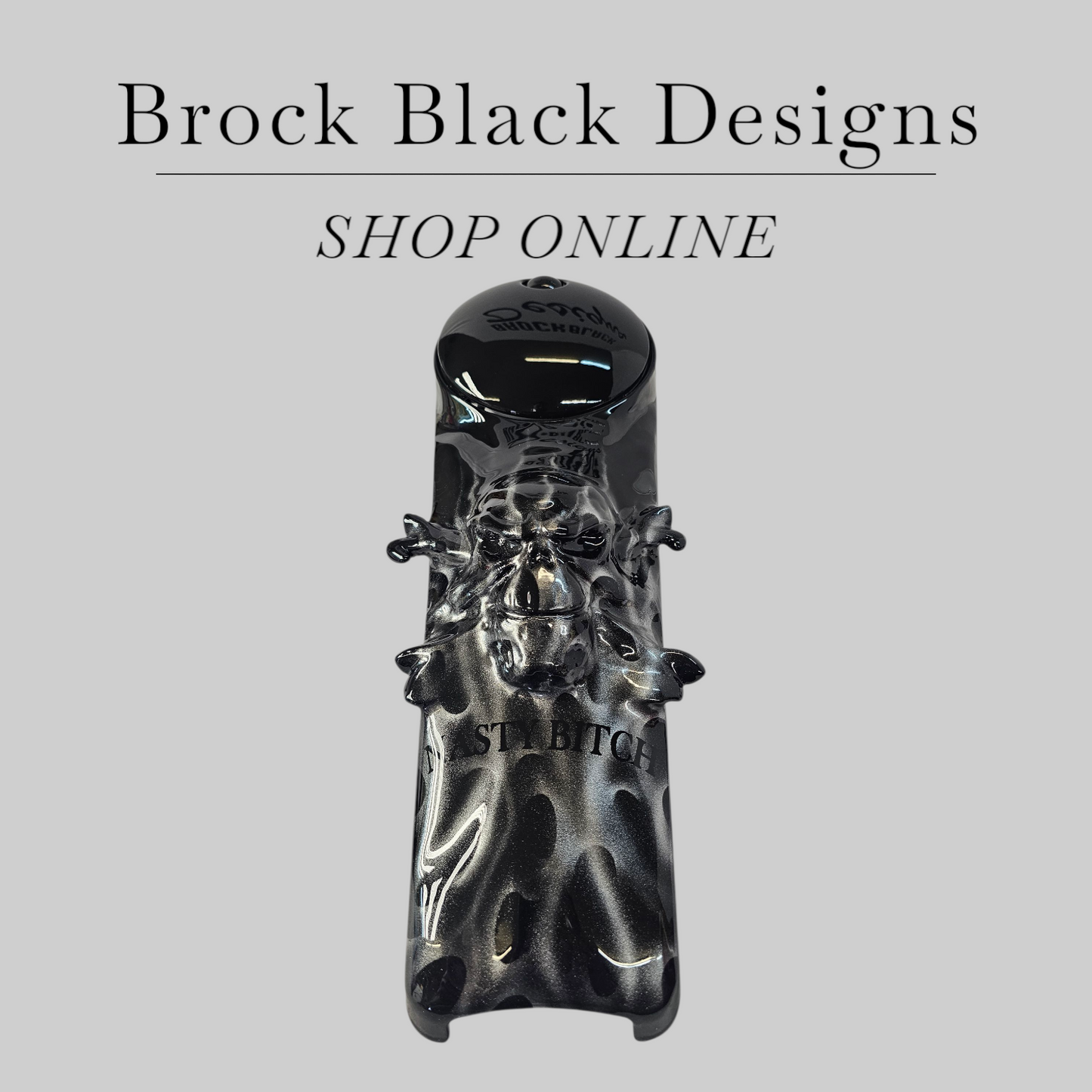 Skull and crossbones Harley console