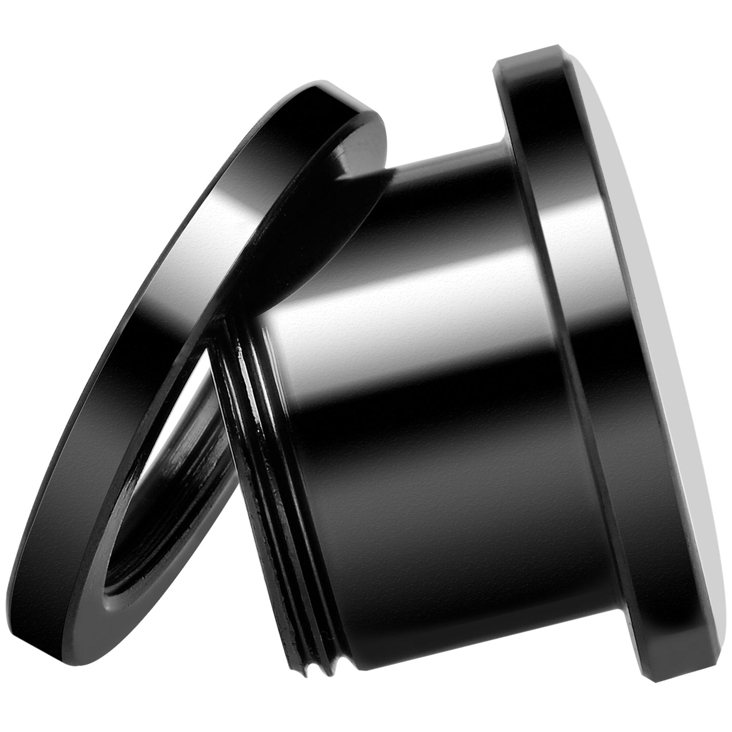 Green Grenade Black Anodized Screw Fit Plug Set 1/2