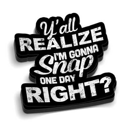 Snap Someday Hard Hat Decal