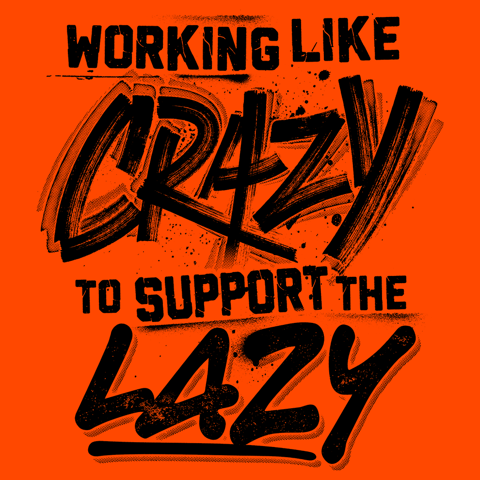 Crazy - Safety Yellow T-Shirt