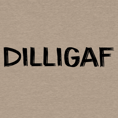 DILLIGAF  - Safety Yellow T-Shirt