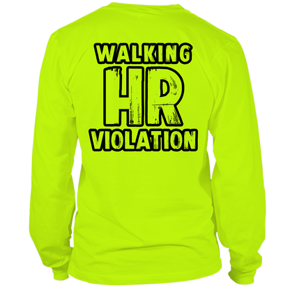 HR Violation - Long Sleeve Hi-Vis T-Shirt