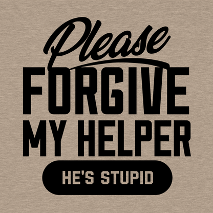 My Helper - Safety Yellow T-Shirt