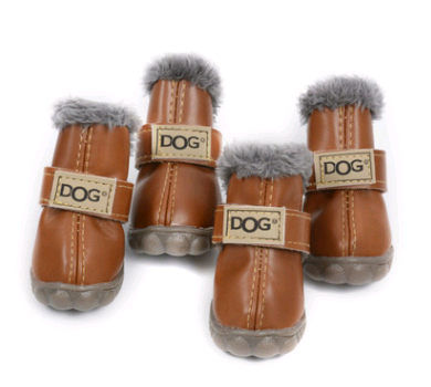Dog Australia Waterproof Fleece-Lined Warm Dog Snow Boots