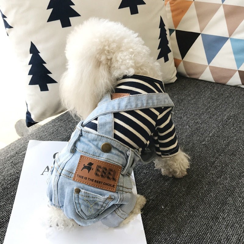 Denim Jumpsuit for Small Pets - Jaico Online Shop