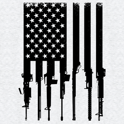 Rifle Flag - Safety Yellow T-Shirt