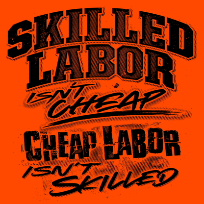 Skilled Labor - Long Sleeve Hi-Vis T-Shirt